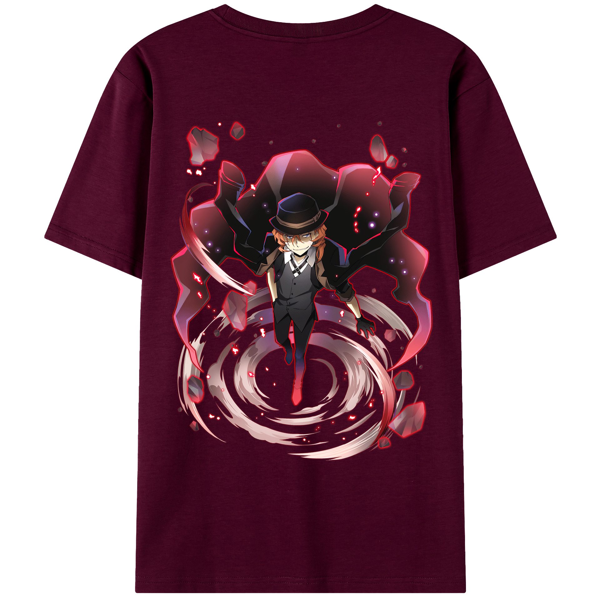 （画像用） 文豪ストレイドッグス Bungo Stray Dogs レディース半袖Tシャツ(バックプリント)